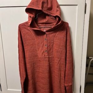 North River Outfitters Hoody Pullover Size Medium color Henna